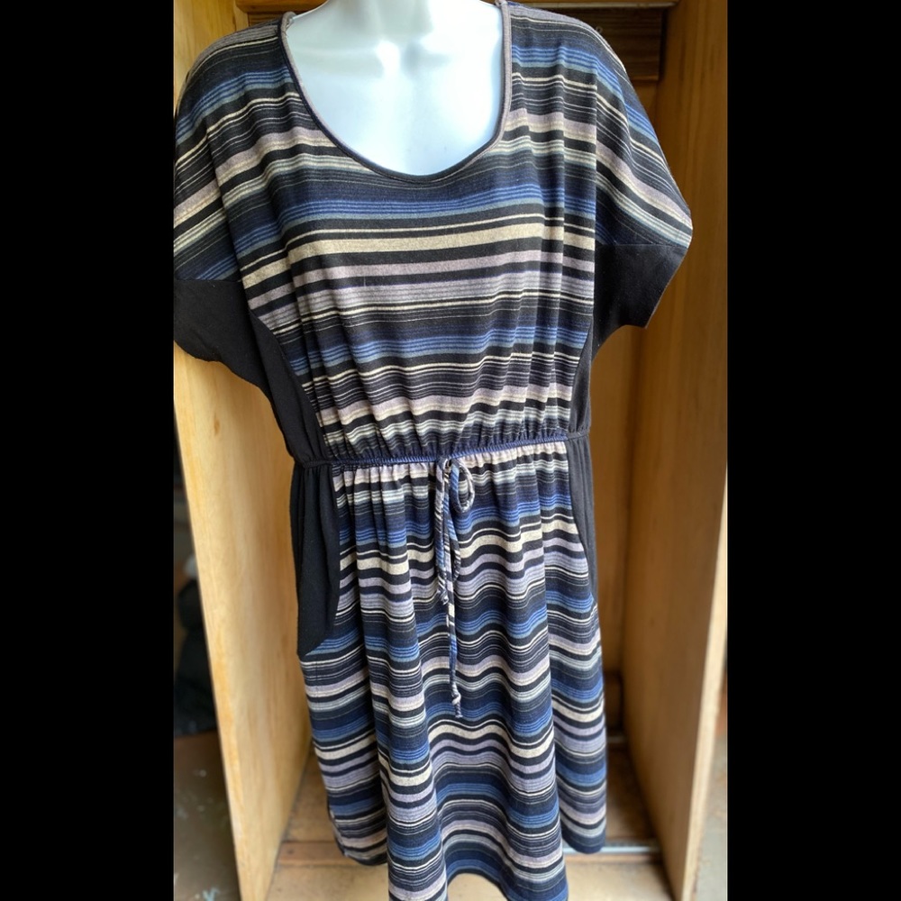 Striped plus tunic